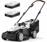 Rasenmäher im Test: U20 2 x 20V 37 cm Schnittbreite inkl. 2 Akkus Akku-Rasenmäher von Litheli, Testberichte.de-Note: 1.9 Gut