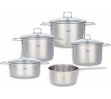 Kochtopf im Test: SatiTherm 5-tlg. Topf-Set mit Glasdeckel von Fissler, Testberichte.de-Note: ohne Endnote