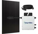 Balkonkraftwerk im Test: 500W Balkonkraftwerk mit Hoymiles 400 Watt Wechselrichter, 1x 500W Solarmodul bifazial, komplett von Sunniva, Testberichte.de-Note: 2.0 Gut