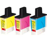 Farbpatronen B2-Y, B3-M, B4-C (für BROTHER LC900C/M/Y)