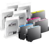 Farbpatronen SIE012C, -13M, -14Y, -15PC, -16PM (für Epson T04 -82, -83, -84, -85, -86)