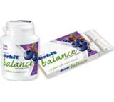 Kaugummi im Test: Balance Heidelbeere-Vitamin C von Orbit, Testberichte.de-Note: ohne Endnote