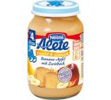 Banane-Apfel mit Zwieback