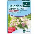 Nervensystem-Medikament im Test: Baldrian Extrakt 322mg extra stark, Filmtabletten von Kneipp, Testberichte.de-Note: 2.5 Gut