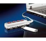 USB-Hub im Test: Xystec Aktiver 4-Port USB2.0-Hub mit Netzteil von Pearl, Testberichte.de-Note: 1.9 Gut