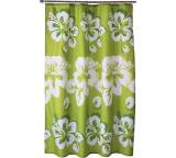 Textil-Duschvorhang Flowerpower, grün