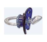 Baby-Nova Dentistar Beruhigungssauger, Silikon Größe 2 für Babys mit Zähnchen