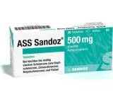 ASS Sandoz 500mg Tabletten