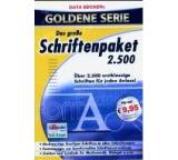 Weiteres Tool im Test: Die große Schriftensammlung von Data Becker, Testberichte.de-Note: 2.1 Gut