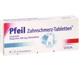Schmerz- / Fieber-Medikament im Test: Pfeil Zahnschmerz-Tabletten 200mg von STADA Arzneimittel, Testberichte.de-Note: ohne Endnote