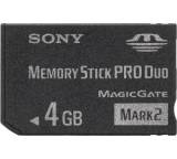 Speicherkarte im Test: Memory Stick Pro Duo Mark 2 (4 GB) von Sony, Testberichte.de-Note: 1.4 Sehr gut