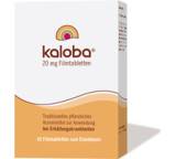 Mund- /, Hals- / Atemweg-Medikament im Test: Kaloba 20 mg, Filmtabletten von Austroplant, Testberichte.de-Note: ohne Endnote