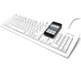 Tastatur im Test: USB 2.0 Tastatur mit Smartphone-Halterung von Matias, Testberichte.de-Note: ohne Endnote