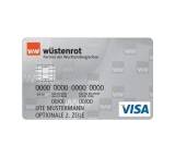 EC-, Geld- und Kreditkarte im Vergleich: Visa Prepaid von Wüstenrot Bausparkasse, Testberichte.de-Note: ohne Endnote