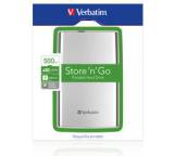 Externe Festplatte im Test: Store 'n' Go eSATA/USB Combo Portable Hard Drive (500 GB) von Verbatim, Testberichte.de-Note: ohne Endnote