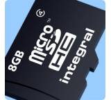 Speicherkarte im Test: microSDHC Card Class 4 (8GB) von Integral, Testberichte.de-Note: ohne Endnote