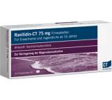 Magen- / Darm-Medikament im Test: Ranitidin-CT 75 mg, Filmtabletten von CT Arzneimittel, Testberichte.de-Note: ohne Endnote
