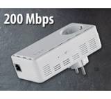7Links 200Mbps Powerline Netzwerkadapter mit Steckdose