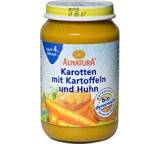 Karotten mit Kartoffeln und Huhn
