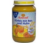 Kürbis mit Reis und Huhn