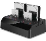 Festplatten-Zubehör im Test: SATA QuickPort Quattro von Sharkoon, Testberichte.de-Note: 2.8 Befriedigend