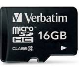 Speicherkarte im Test: microSDHC Premium von Verbatim, Testberichte.de-Note: 1.4 Sehr gut