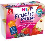 Frucht-Pause Erdbeere-Heidelbeere in Apfel