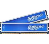 Arbeitsspeicher (RAM) im Test: Ballistix 4GB DDR3-1600 Kit (BL2KIT25664TB1608) von Crucial, Testberichte.de-Note: 1.8 Gut