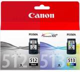 Druckerpatrone im Test: Original-Tintenpatronen für Pixma-Drucker (PG-512, CL-513) von Canon, Testberichte.de-Note: 1.7 Gut