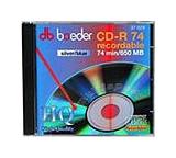 Rohling im Test: CD-R 74 recordable silver/blue von Boeder, Testberichte.de-Note: 2.0 Gut