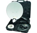 SAT-Antenne im Test: Digitale Camping-Sat-Anlage mit Easy Find LNB und Micro M30/12 Receiver von Microelectronic, Testberichte.de-Note: 2.2 Gut