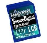 USB-Stick im Test: Secure Digital Card 1GB von Ultron, Testberichte.de-Note: 2.0 Gut