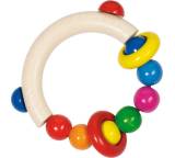 Beißring im Test: Greifling mit Perlen und Ringen, lackiertes Holz von Heimess, Testberichte.de-Note: 1.0 Sehr gut