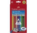 Schreibutensilien im Test: 12 Jumbo Grip Farbstifte, dreikantig von Faber-Castell, Testberichte.de-Note: 3.7 Ausreichend