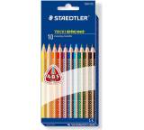 Schreibutensilien im Test: Tricki Dicki 10 Dreieckige Farbstifte von Staedtler, Testberichte.de-Note: 3.7 Ausreichend