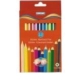Schreibutensilien im Test: 12 Jumbo Dreikant Buntstifte von TopPoint Schreibwaren, Testberichte.de-Note: 5.0 Mangelhaft