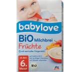 Babynahrung im Test: Bio Milchbrei Früchte von dm / Babylove, Testberichte.de-Note: ohne Endnote