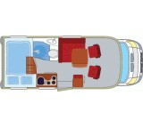 Wohnmobil im Test: Profila T 590 FB 2.3 JTD Multijet 6-Gang manuell (96 kW) von Eura Mobil, Testberichte.de-Note: 2.0 Gut