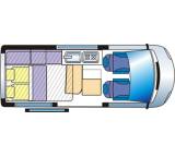 Wohnmobil im Test: Falke LR 2.0 TDI 6-Gang manuell (103 kW) von Dipa-Reisemobile, Testberichte.de-Note: ohne Endnote