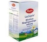 Babynahrung im Test: Lactopriv Milchfreie Spezialnahrung von Töpfer, Testberichte.de-Note: 5.0 Mangelhaft