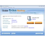 Backup-Software im Test: 1-Click Backup von Ocster, Testberichte.de-Note: 1.0 Sehr gut