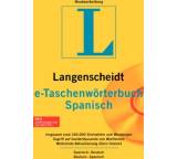 Lernprogramm im Test: e-Taschenwörterbuch Spanisch 5.0 von Langenscheidt, Testberichte.de-Note: 1.0 Sehr gut