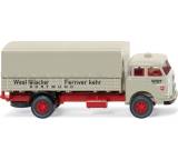 Modelleisenbahnen-Zubehör im Test: Pritschen-LKW (MAN Pausbacke) ‚Spedition Vogt‘ von Wiking, Testberichte.de-Note: 2.0 Gut