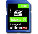 Speicherkarte im Test: SDHC Ultima Pro Class 10 8GB (INSDH8G10-30) von Integral, Testberichte.de-Note: ohne Endnote