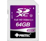 Speicherkarte im Test: SDXC 433x Class 10 64GB (PC4SDXC64G) von Pretec, Testberichte.de-Note: ohne Endnote