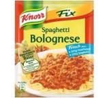 Sauce im Test: Fix Spaghetti Bolognese von Knorr, Testberichte.de-Note: 3.1 Befriedigend