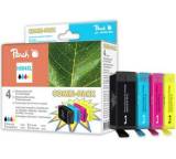 Druckerpatrone im Test: Ersatzpatronen für HP (H364XL Black/Cyan/Magenta/Yellow) von Peach, Testberichte.de-Note: 2.4 Gut