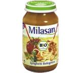 Babynahrung im Test: Spaghetti Bolognese (ab 8. Monat) von Milasan, Testberichte.de-Note: 3.0 Befriedigend