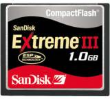 Speicherkarte im Test: Extreme III Compact Flash von SanDisk, Testberichte.de-Note: 1.6 Gut