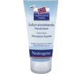 Handcreme im Test: Sofort einziehende Handcreme von Neutrogena, Testberichte.de-Note: 3.7 Ausreichend